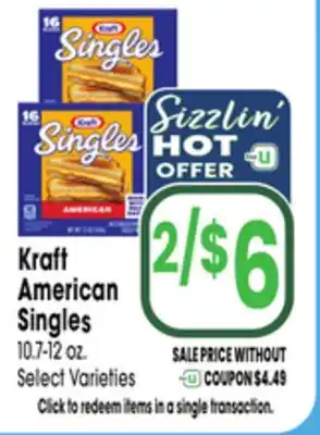 Jewel-Osco Kraft American Singles offer