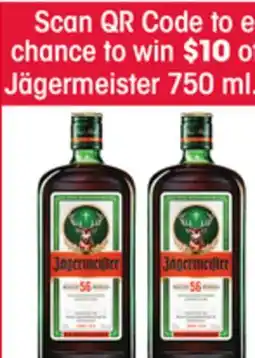 Jewel-Osco Jägermeister offer