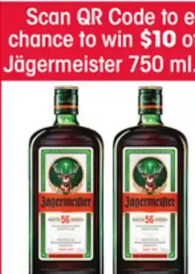 Jewel-Osco Jägermeister offer