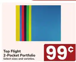 Jewel-Osco Top Flight 2-Pocket Portfolio offer