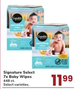 Jewel-Osco Signature Select 7x Baby Wipes offer