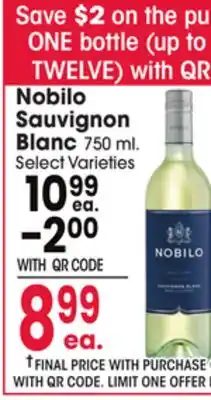 Jewel-Osco Nobilo Sauvignon Blanc offer