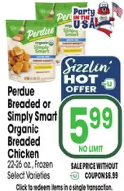 Jewel-Osco Perdue Breaded or Simply Smart Organic Breaded Chicken offer