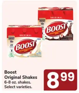 Jewel-Osco Boost Original Shakes offer