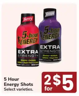Jewel-Osco 5 Hour Energy Shots offer