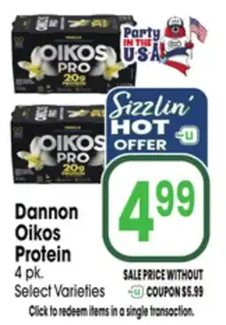 Jewel-Osco Dannon Oikos Protein offer