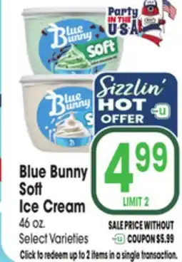 Jewel-Osco Blue Bunny Soft Ice Cream offer