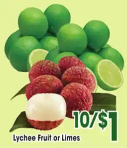 Jewel-Osco Lychee Fruit or Limes offer