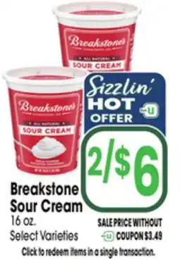 Jewel-Osco Breakstone Sour Cream offer