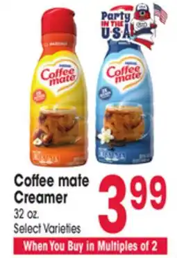 Jewel-Osco Coffee mate Creamer offer