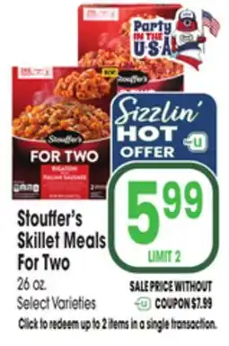 Jewel-Osco Stouffer's Skillet Meals For Two offer