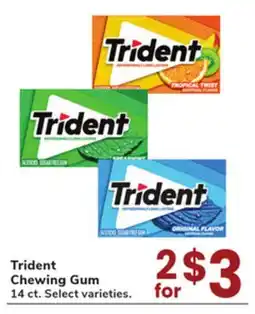 Jewel-Osco Trident Chewing Gum offer
