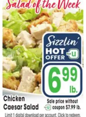 Jewel-Osco Chicken Caesar Salad offer
