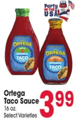 Jewel-Osco Ortega Taco Sauce offer