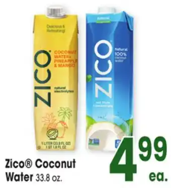 Jewel-Osco Zico Coconut Water offer