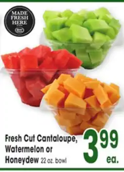 Jewel-Osco Fresh Cut Cantaloupe, Watermelon or Honeydew offer