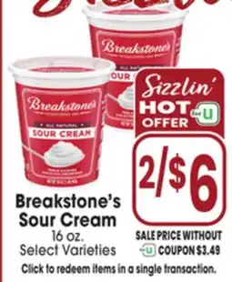 Jewel-Osco Breakstone's Sour Cream offer