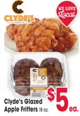 Jewel-Osco Clyde's Glazed Apple Fritters offer