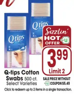Jewel-Osco Q-tips Cotton Swabs offer