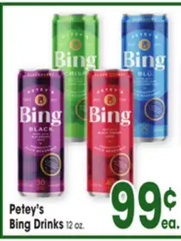 Jewel-Osco Petey's Bing Drinks offer