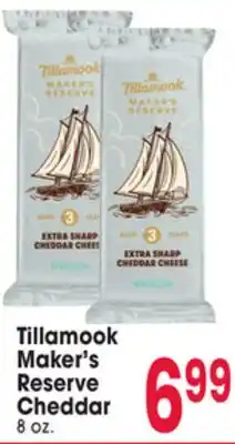 Jewel-Osco Tillamook Maker's Reserve Cheddar offer