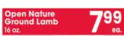 Jewel-Osco Open Nature Ground Lamb offer