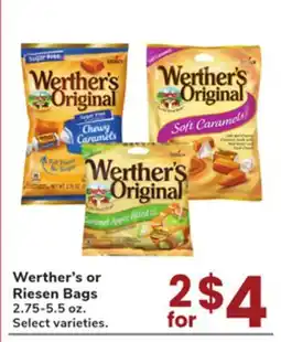 Jewel-Osco Werther's or Riesen Bags offer