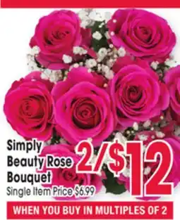 Jewel-Osco Simply Beauty Rose Bouquet offer