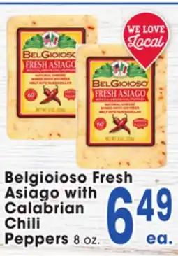 Jewel-Osco Belgioioso Fresh Asiago with Calabrian Chili Peppers offer