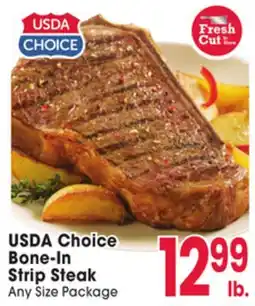 Jewel-Osco USDA Choice Bone-In Strip Steak offer