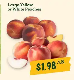Sprouts Farmers Market Large Yellow or White Peaches offer