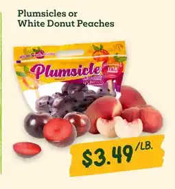 Sprouts Farmers Market Plumsicles or White Donut Peaches offer