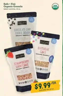 Sprouts Farmers Market Safe + Fair Organic Granola offer