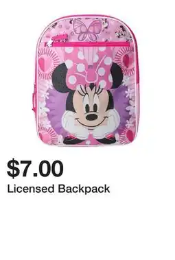 Five Below Licensed Backpack offer