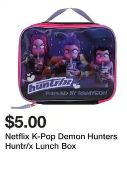 Five Below Netflix K-Pop Demon Hunters Huntr/x Lunch Box offer