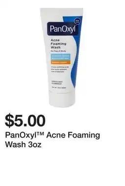 Five Below PanOxyl Acne Foaming Wash 3oz offer