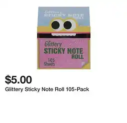 Five Below Glittery Sticky Note Roll 105-Pack offer