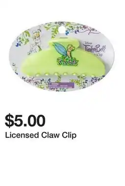 Five Below Licensed Claw Clip offer