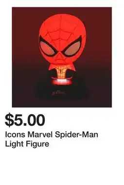 Five Below Icons Marvel Spider-Man Light Figure offer