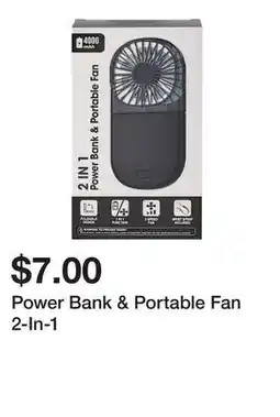 Five Below Power Bank & Portable Fan 2-In-1 offer
