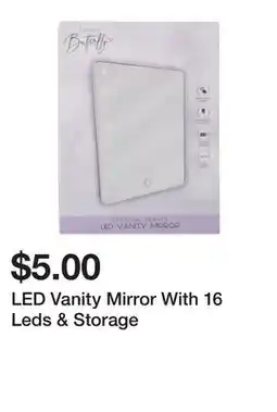 Five Below LED Vanity Mirror With 16 Leds & Storage offer