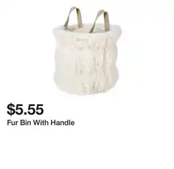 Five Below Fur Bin With Handle offer