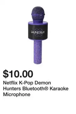 Five Below Netflix K-Pop Demon Hunters Bluetooth Karaoke Microphone offer