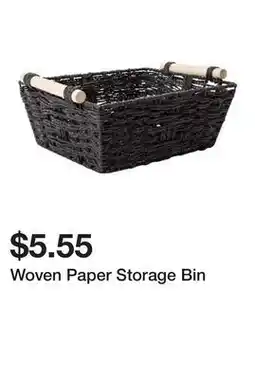 Five Below Woven Paper Storage Bin offer
