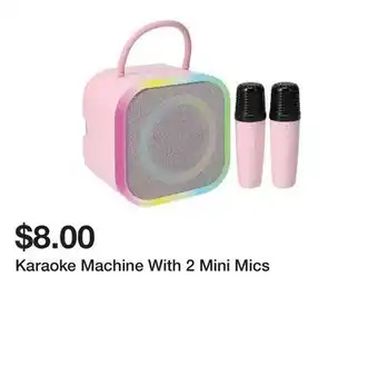 Five Below Karaoke Machine With 2 Mini Mics offer