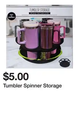 Five Below Tumbler Spinner Storage offer