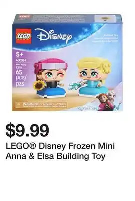 Five Below LEGO Disney Frozen Mini Anna & Elsa Building Toy offer