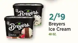 Heinen's Breyers Ice Cream offer