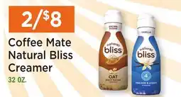 Heinen's Coffee Mate Natural Bliss Creamer offer
