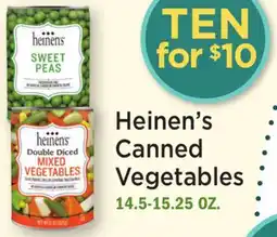 Heinen's Heinen's Canned Vegetables offer